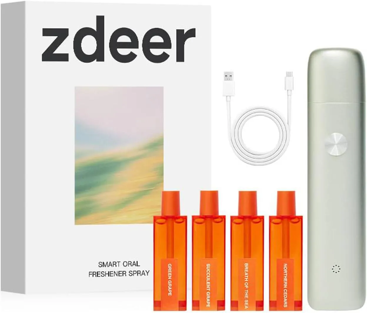 Smart Electric Oral Spray, Breath Freshener, Rechargeable OralCare Mist, Fresh Breath for Men and Women, Alcohol Free