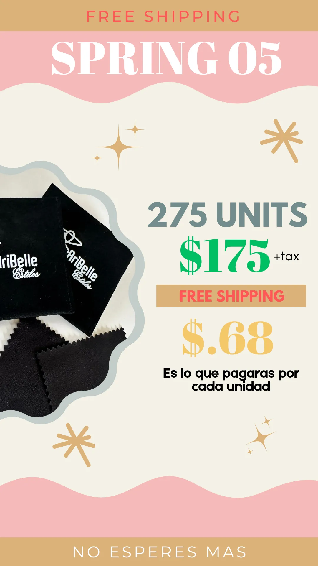 SPRING 2025 - 275 units Jewelry pack