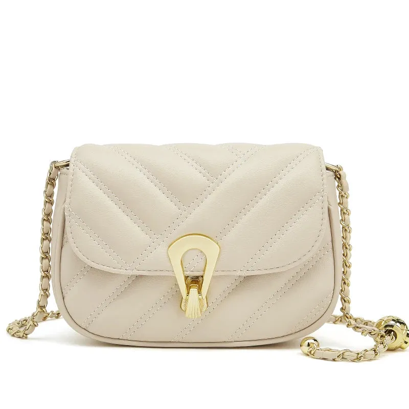 Stylish Split Leather Crossbody