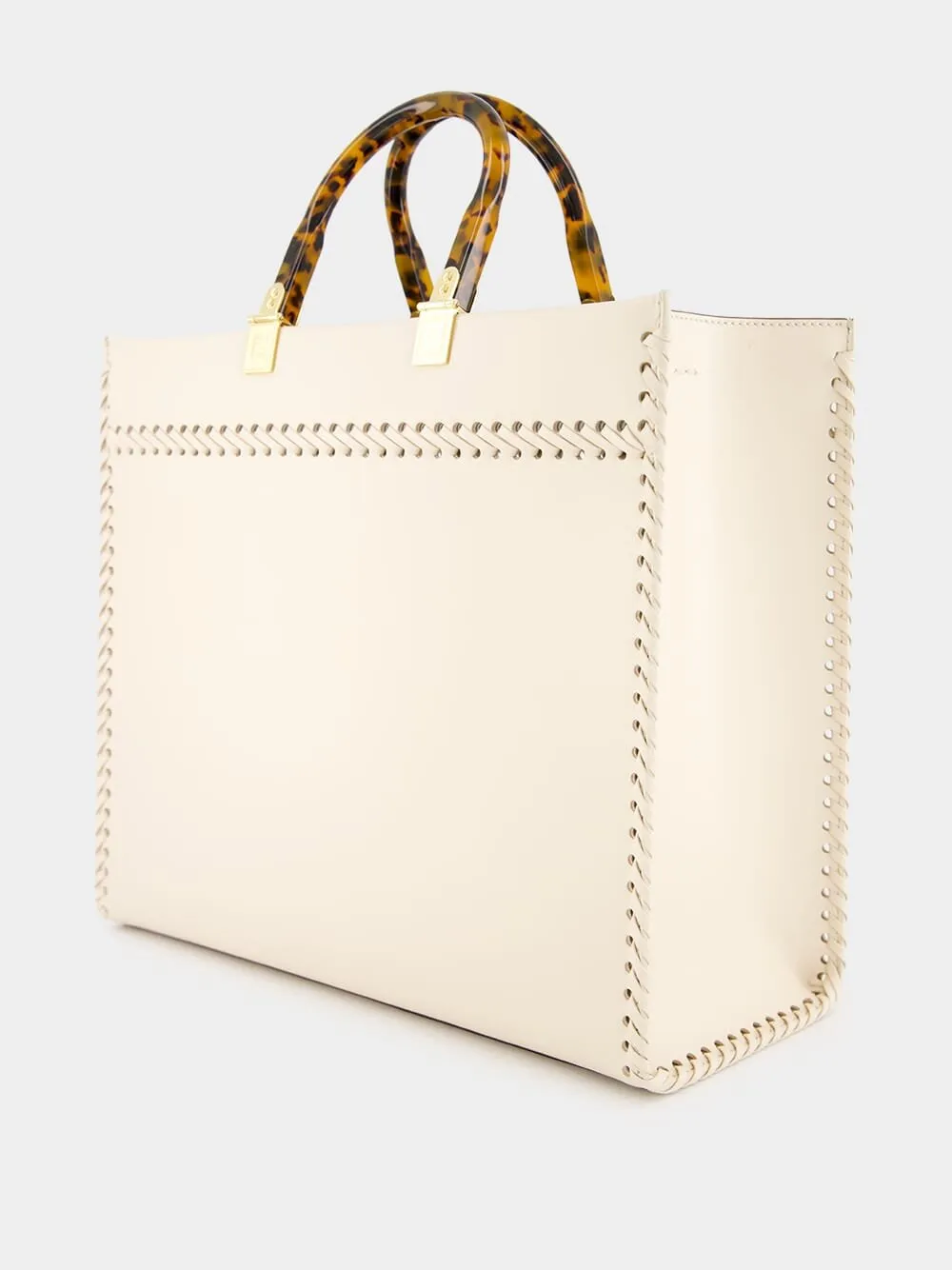 Sunshine Medium Leather Tote Bag