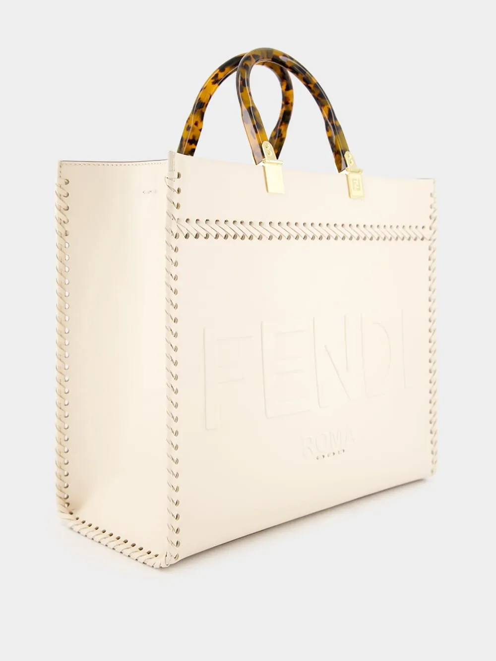 Sunshine Medium Leather Tote Bag
