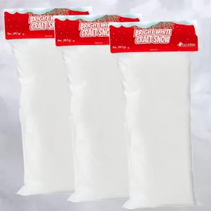 Super Realistic Fake Indoor Snow Blanket. 45 sqft Cotton-Like Fluffy Snow for Winter Mantle Village, Nativity and Easy Christmas Display Decoration. Hypoallergenic, Flame Resistant and Eco Friendly