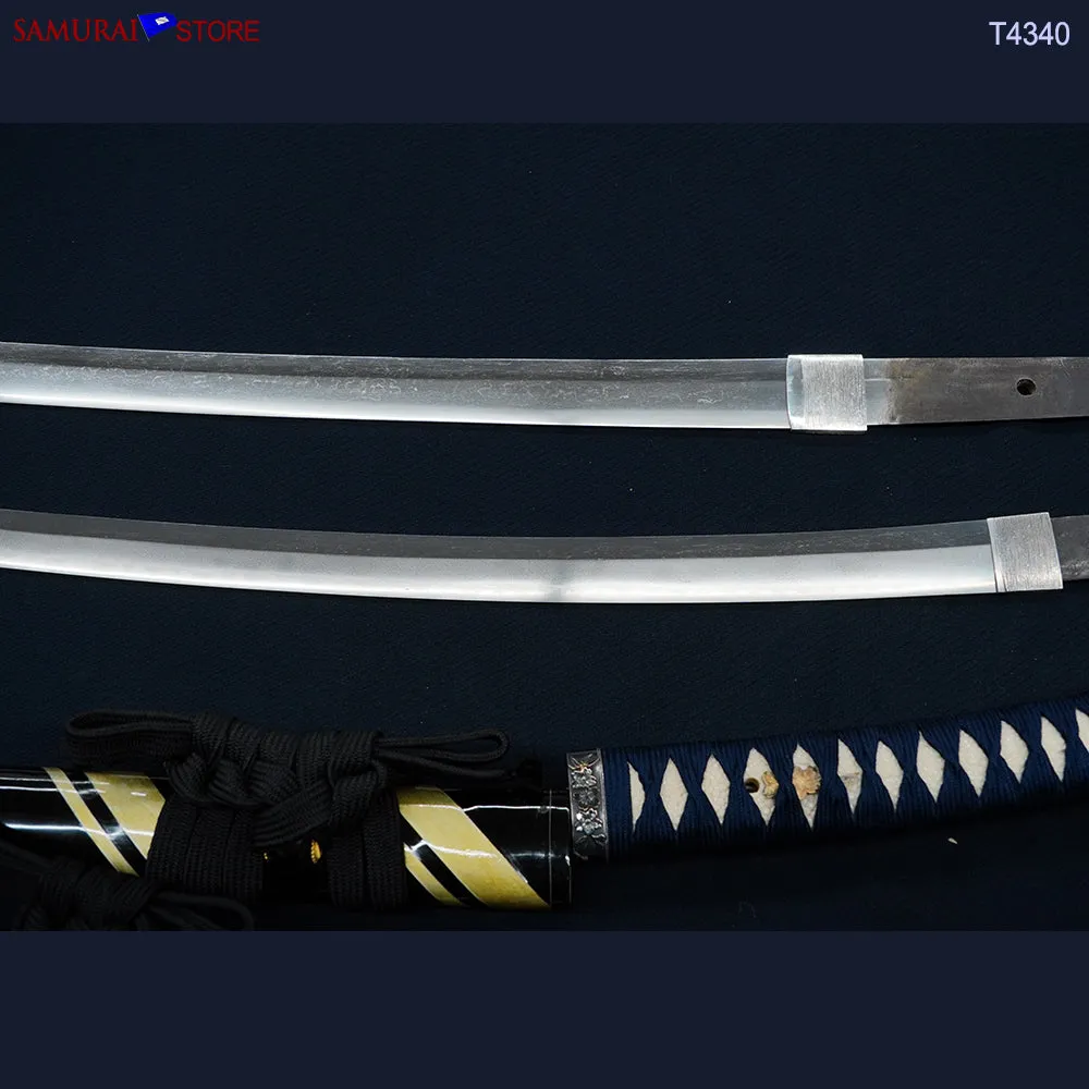 T4340 A Pair of Katana & Wakizashi swords SUKESADA in Ornate Mountings