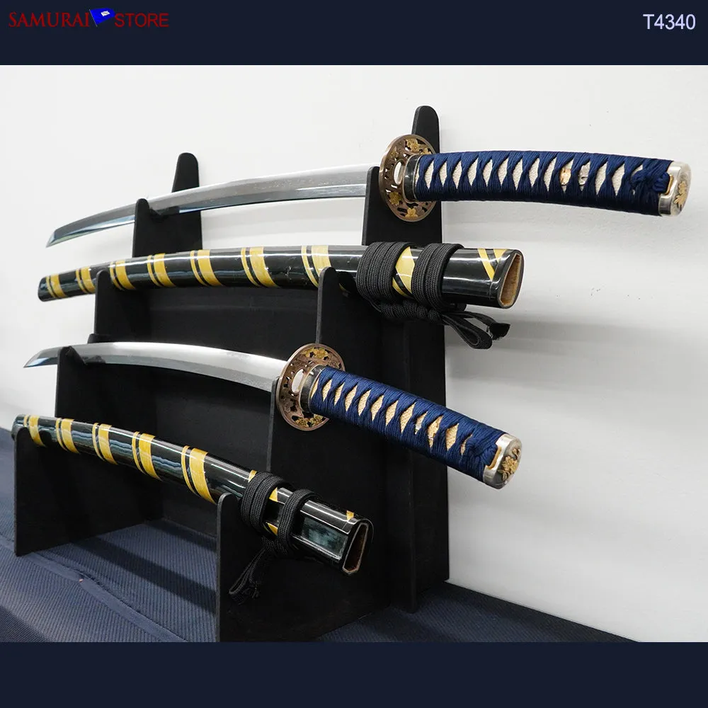 T4340 A Pair of Katana & Wakizashi swords SUKESADA in Ornate Mountings