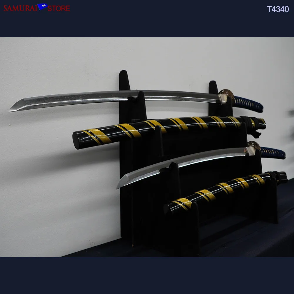 T4340 A Pair of Katana & Wakizashi swords SUKESADA in Ornate Mountings