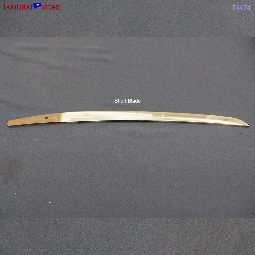 T4474 Pair of antique Katana & Wakizashi swords in Ornate Mountings w/ NBTHK certificates