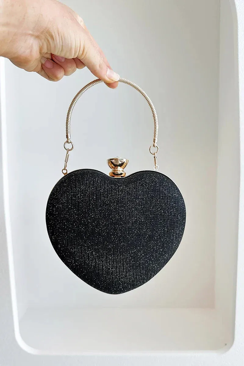The Sparkle Heart Clutch
