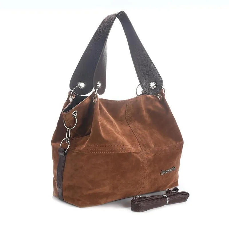 Tote bag soft Corduroy leather bag crossbody