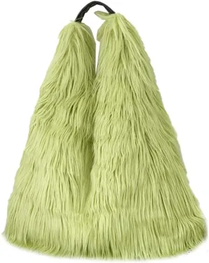 Tote Bags for Women Faux Fur Y2K Hobo Handbag Fuzzy Furry Shoulder Purse