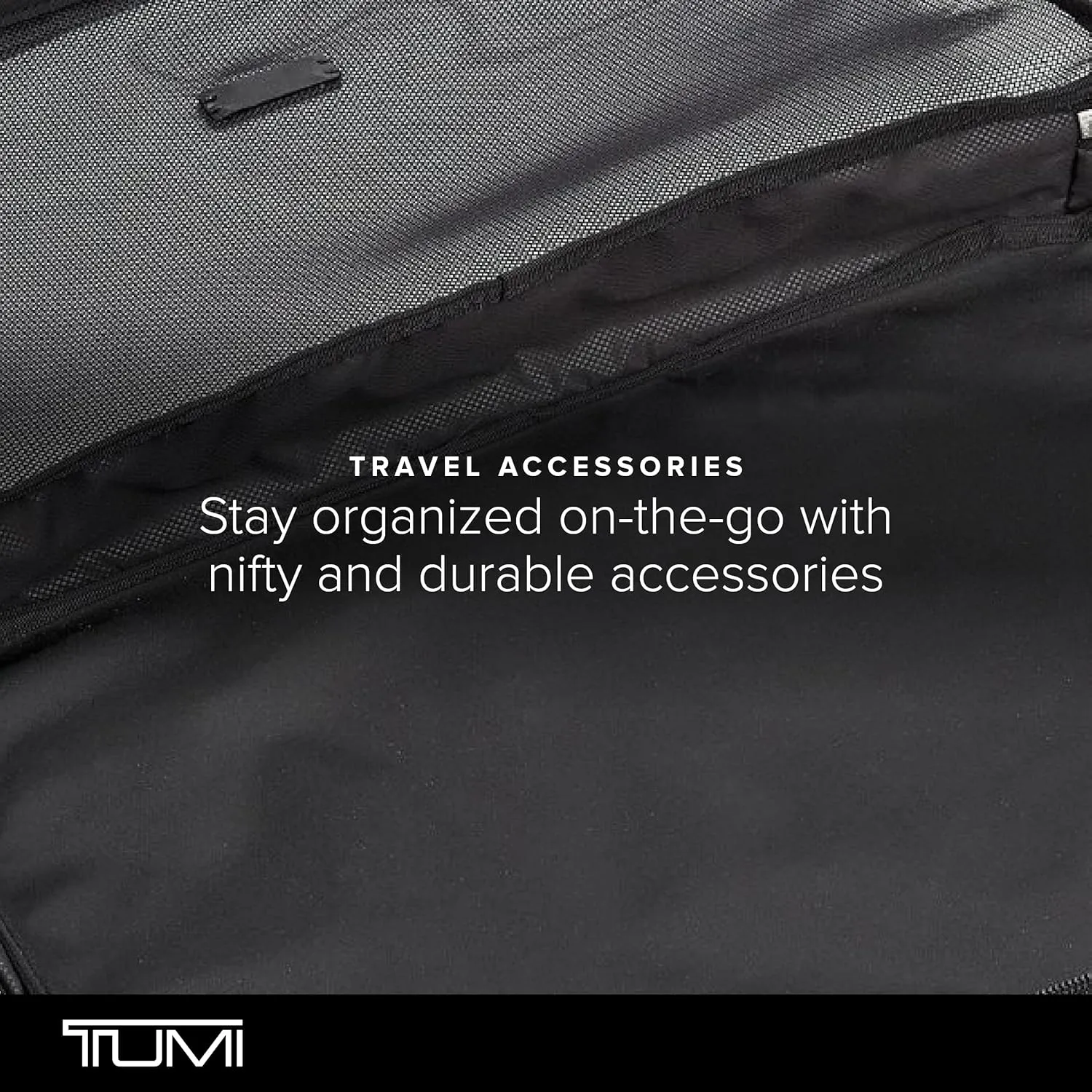 TUMI - Large Packing Cube - Travel Suitcase Organizer - Luggage Cube for Packing Clothes, Toiletries, Bulky Items - Black