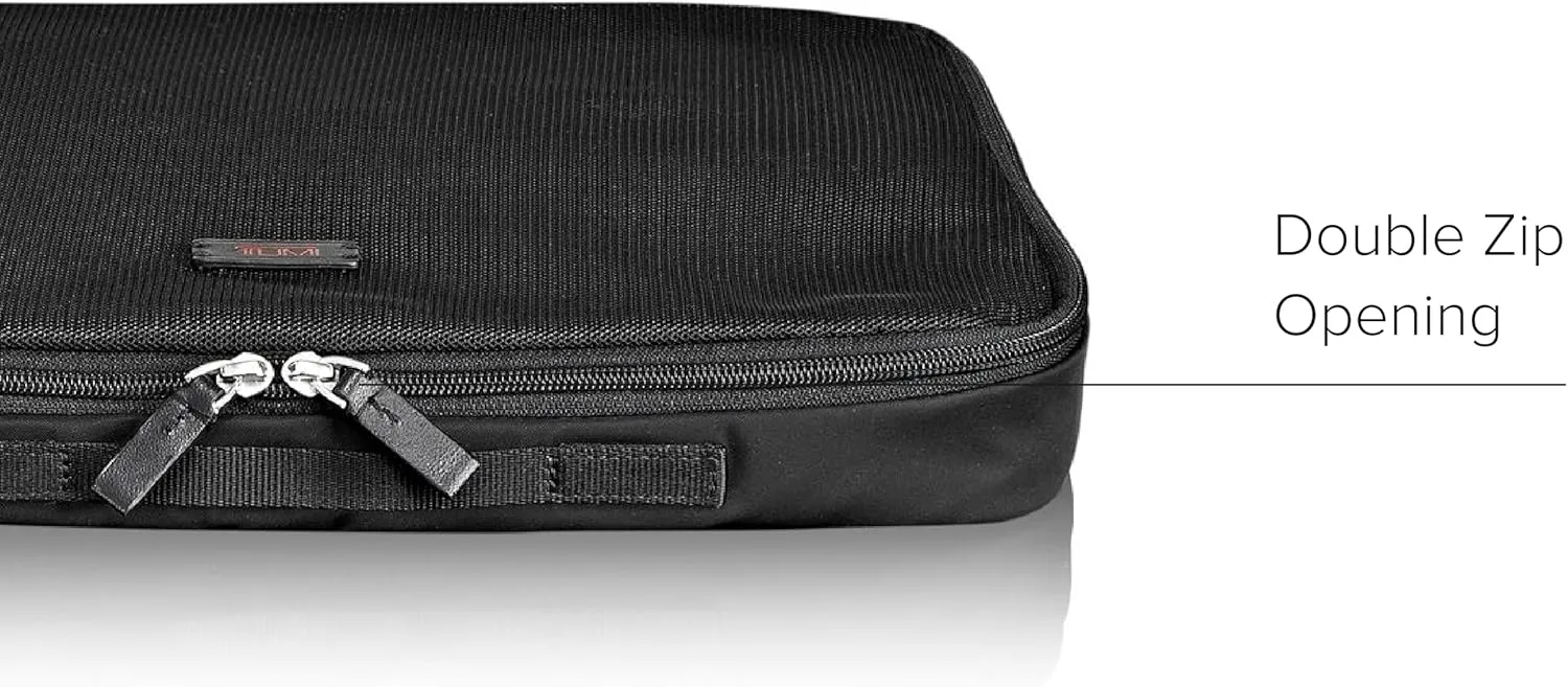 TUMI - Large Packing Cube - Travel Suitcase Organizer - Luggage Cube for Packing Clothes, Toiletries, Bulky Items - Black