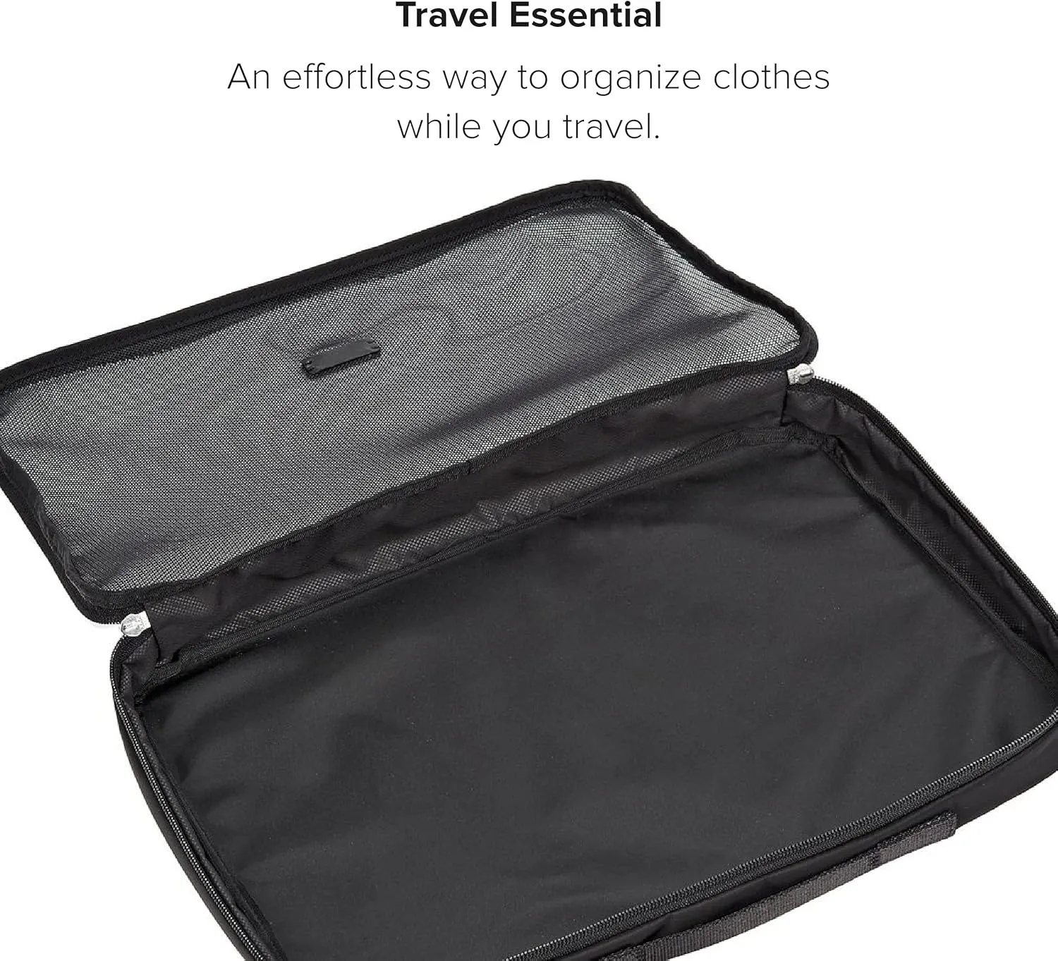 TUMI - Large Packing Cube - Travel Suitcase Organizer - Luggage Cube for Packing Clothes, Toiletries, Bulky Items - Black