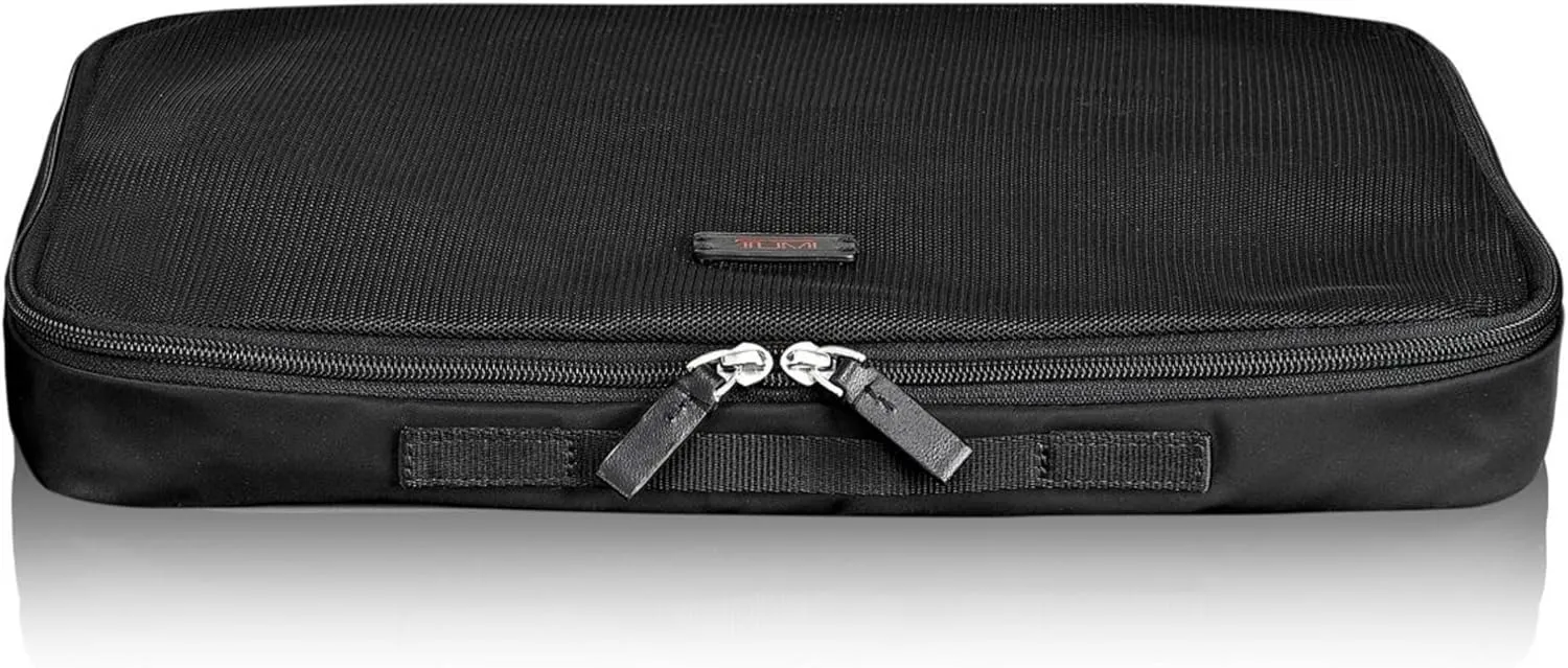 TUMI - Large Packing Cube - Travel Suitcase Organizer - Luggage Cube for Packing Clothes, Toiletries, Bulky Items - Black