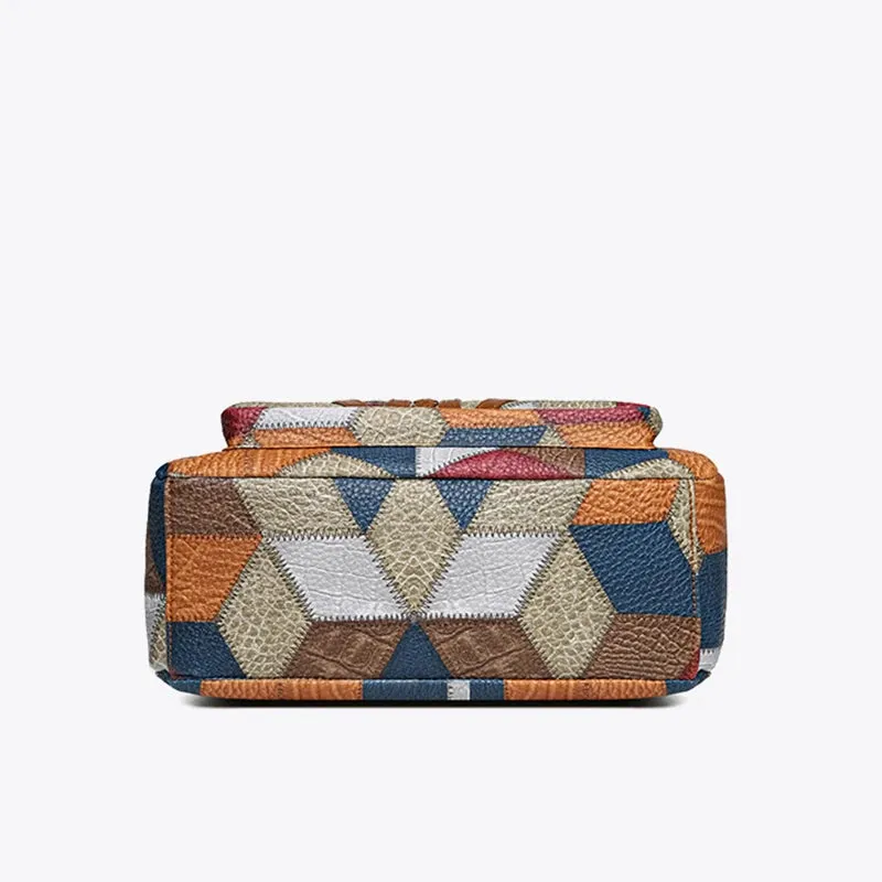 Veloria™ Patchwork Casual Tote Bag