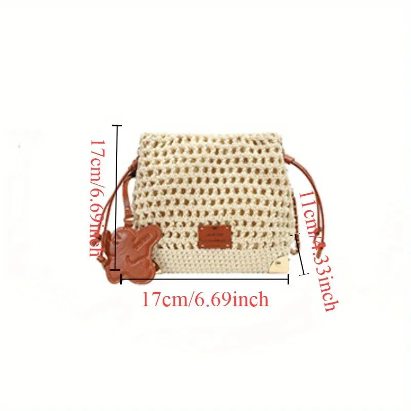 Veloria™ Patchwork Drawstring Cotton Satchel