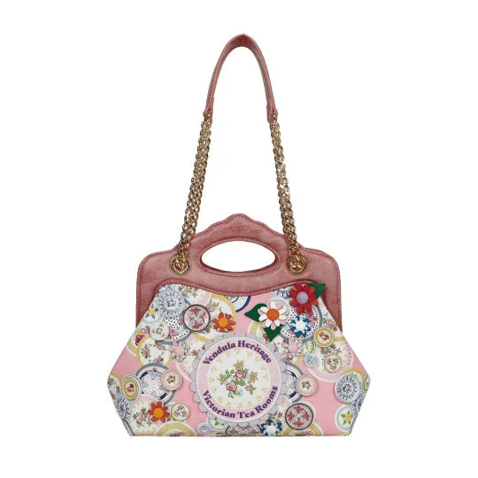 Vendula Heritage - Victorian Tea Rooms Ornate Handle Bubble Bag