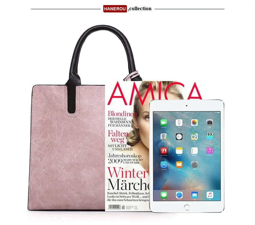 Versatile 3-in-1 Leather - Tote Women Bluetooth-enabled for Red Bag - Anti-slip Design