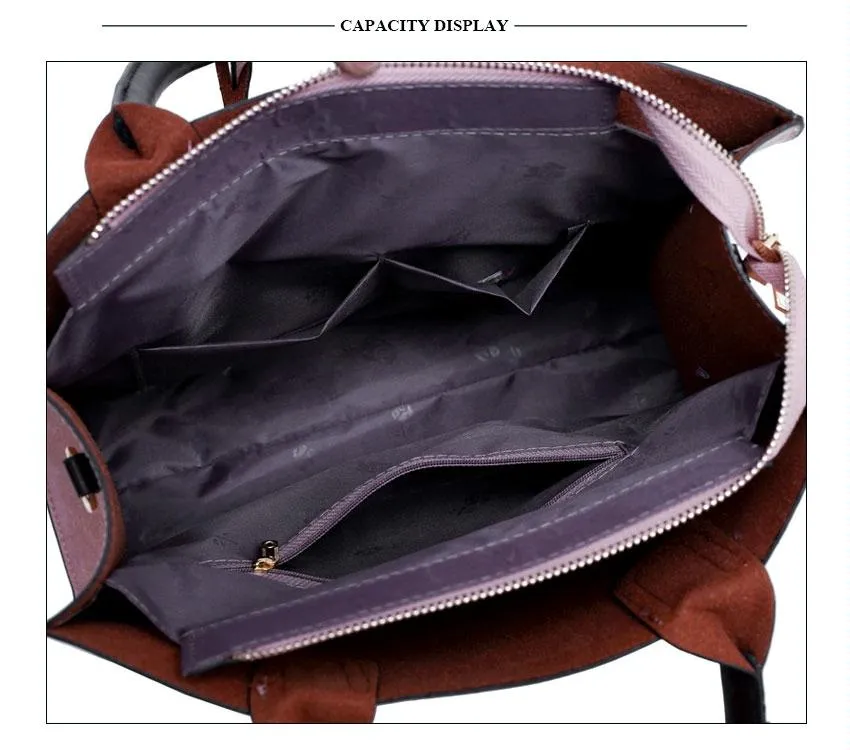 Versatile 3-in-1 Leather - Tote Women Bluetooth-enabled for Red Bag - Anti-slip Design