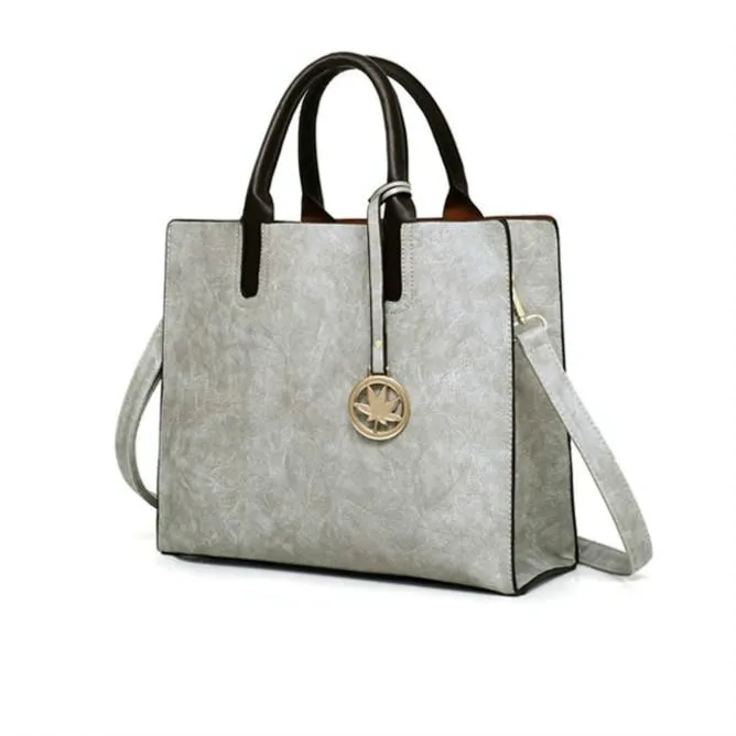Versatile 3-in-1 Leather - Tote Women Bluetooth-enabled for Red Bag - Anti-slip Design