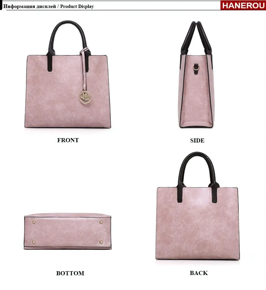 Versatile 3-in-1 Leather - Tote Women Bluetooth-enabled for Red Bag - Anti-slip Design