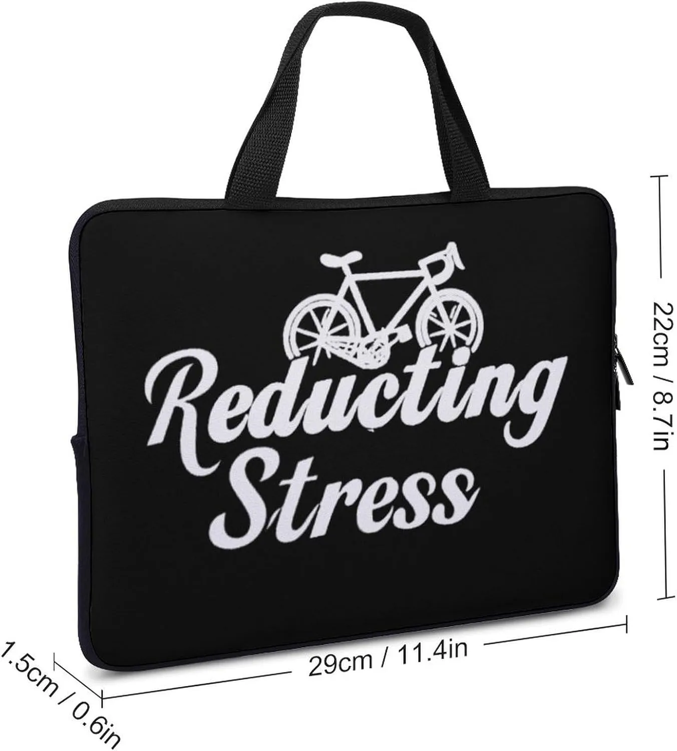 Weapon of Stress Reduction Biking Laptop Sleeve Portable Waterproof Computer Bag Pouch Handbag Protective Sleeve