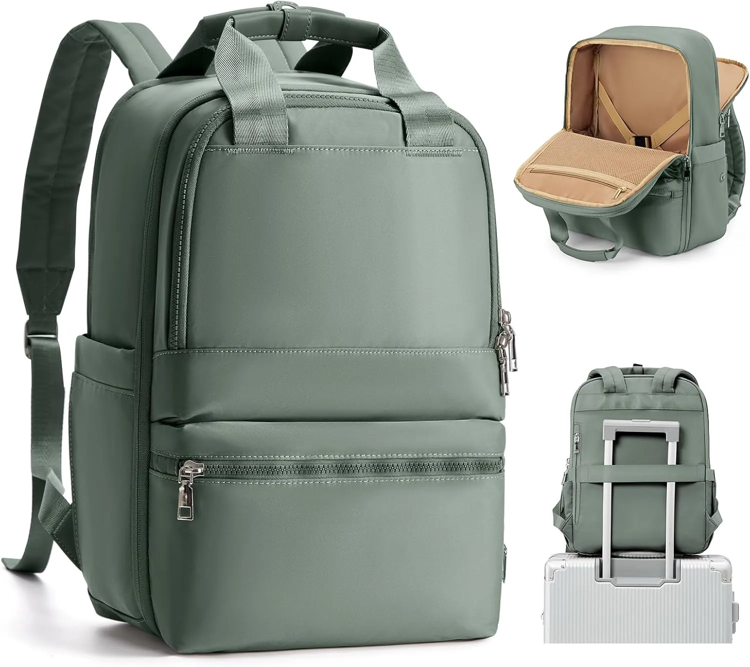 wepadre Small Travel Backpack Carry on Flight Approved Personal Item Travel Bag Carry on Backpack for Women Work Laptop Backpack for Traveling Personal Bags for Airplanes Mochila De Viaje