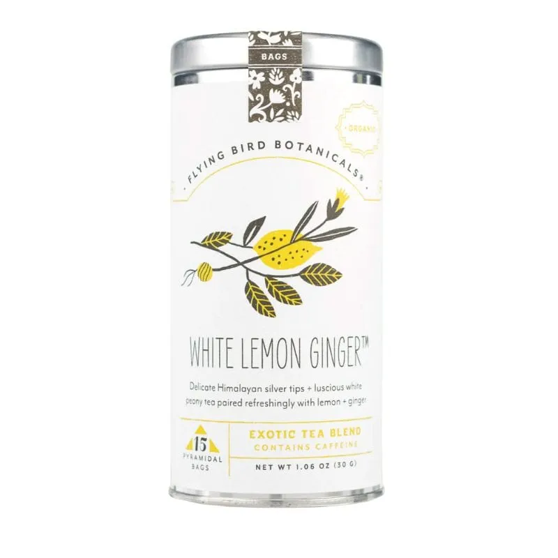 White Lemon Ginger Tea
