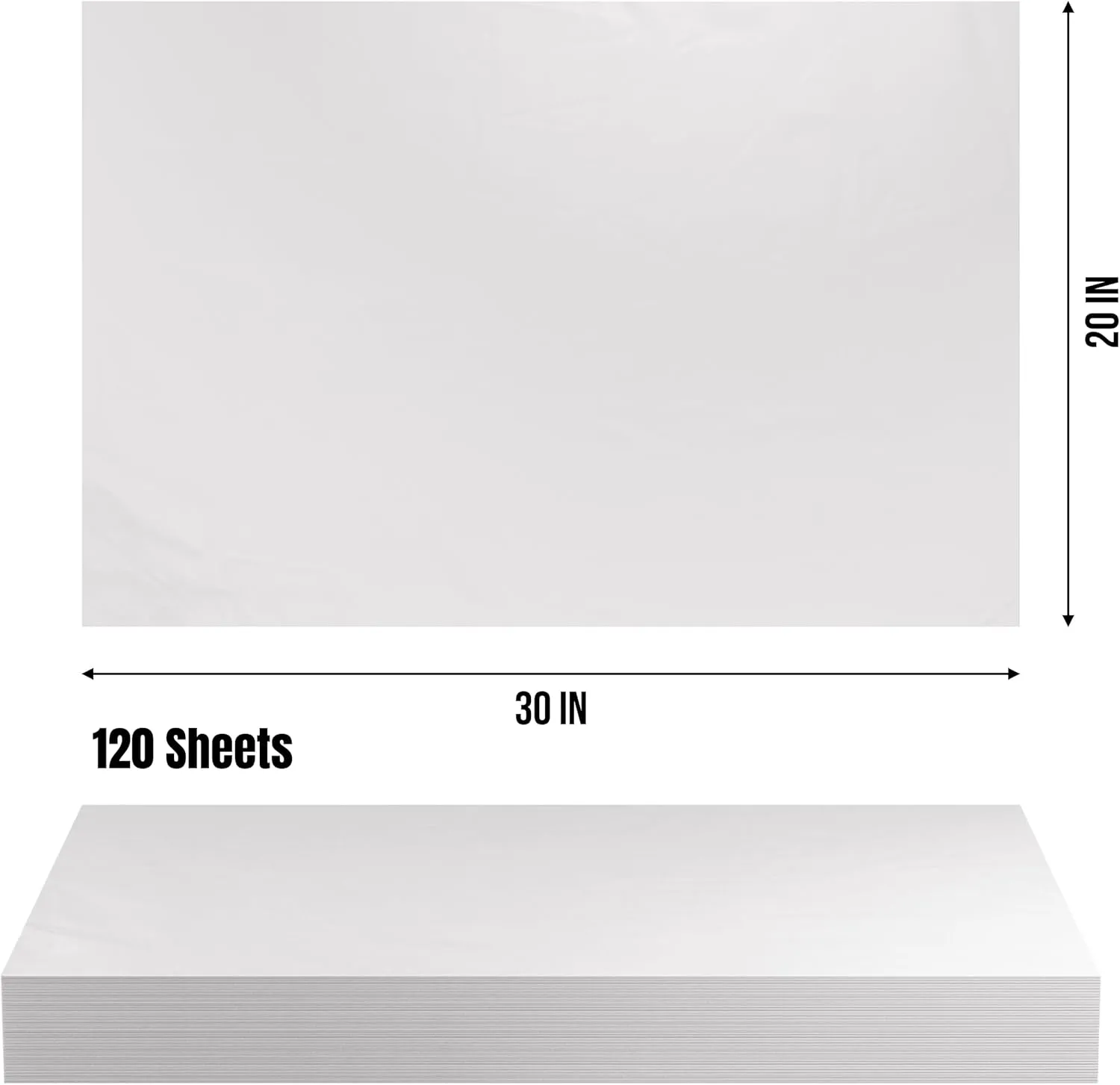 White Tissue Paper For Gift Bags, White Tissue Paper Bulk - 960 Sheets 20" X 30" 10lb Newsprint For Packing, Birthday Gift Box Filler, Packing Supplies For Moving Supplies Crown Display