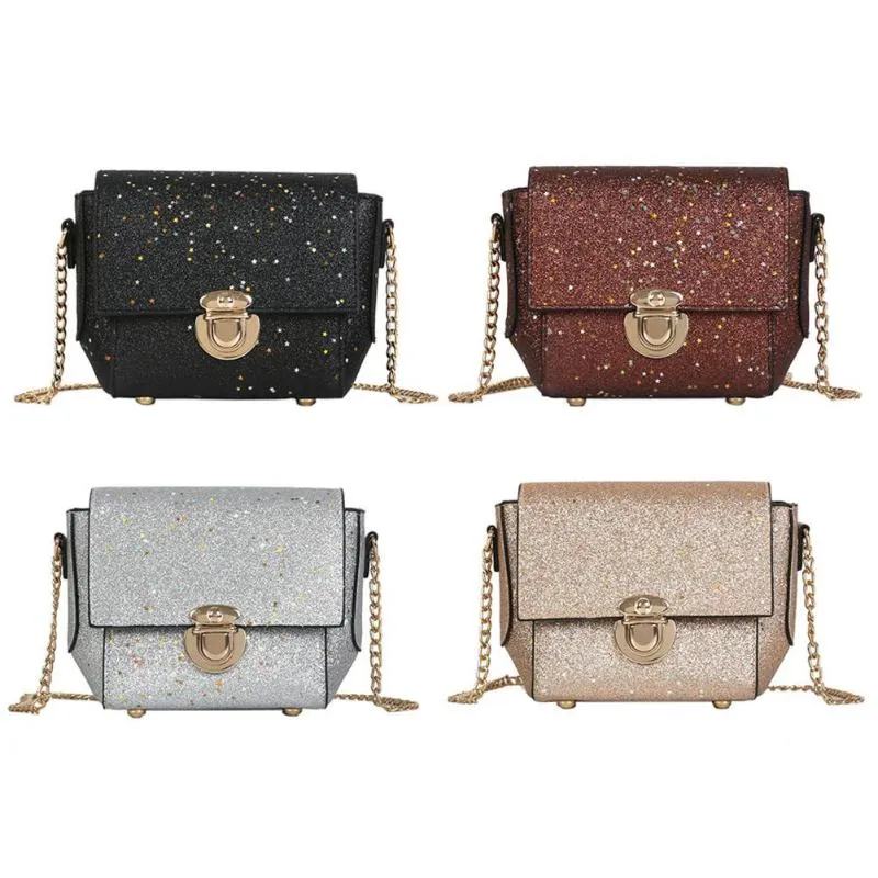 Women Efficient delivery Leather Glitter Crowd-pleaser Sequins Bag