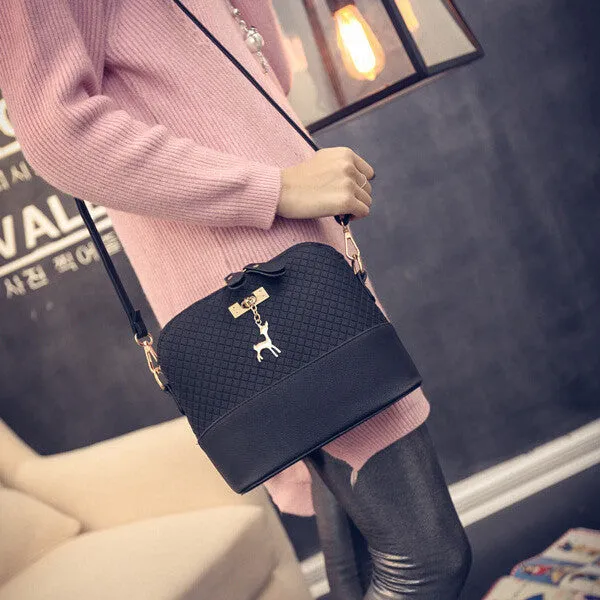 Women Messenger Bags Fashion Mini Bag With Deer Toy Shell Shape Bag Women Shoulder Bags