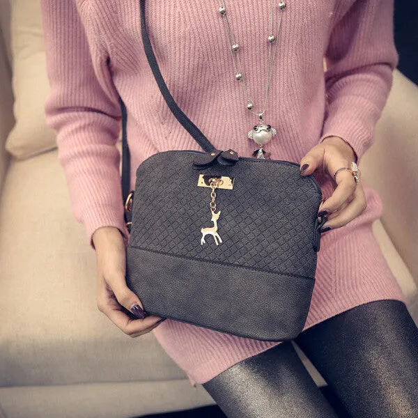 Women Messenger Bags Fashion Mini Bag With Deer Toy Shell Shape Bag Women Shoulder Bags