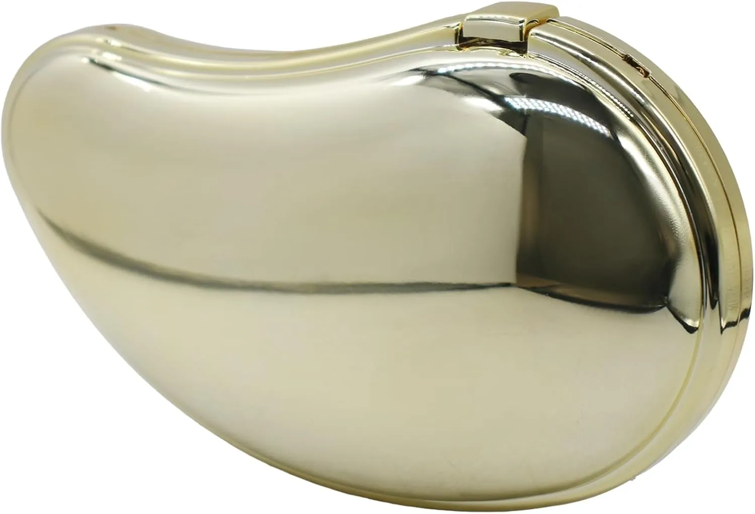 Women Sparkly Acrylic Clutch Unique Shape Metallic Handbag Fancy Evening Bags for Party Prom
