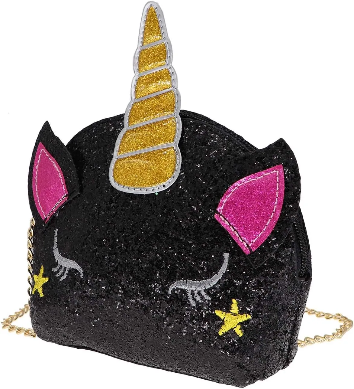 Women Unicorn Sequin Glitter Crossbody Shoulder Purse Handbag Satchel Shell Bag