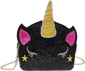 Women Unicorn Sequin Glitter Crossbody Shoulder Purse Handbag Satchel Shell Bag