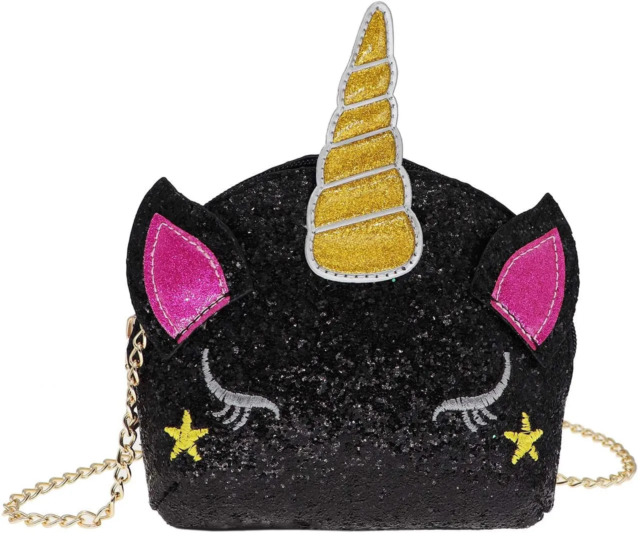 Women Unicorn Sequin Glitter Crossbody Shoulder Purse Handbag Satchel Shell Bag