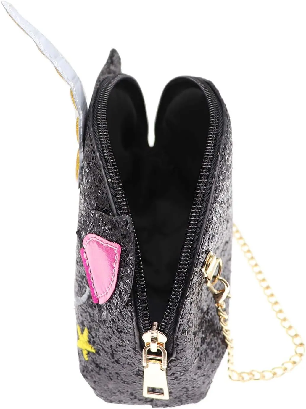 Women Unicorn Sequin Glitter Crossbody Shoulder Purse Handbag Satchel Shell Bag