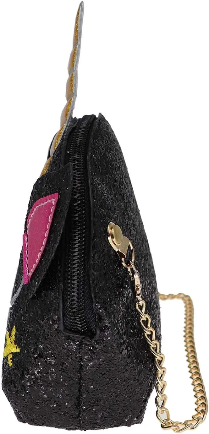 Women Unicorn Sequin Glitter Crossbody Shoulder Purse Handbag Satchel Shell Bag