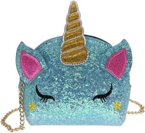 Women Unicorn Sequin Glitter Crossbody Shoulder Purse Handbag Satchel Shell Bag