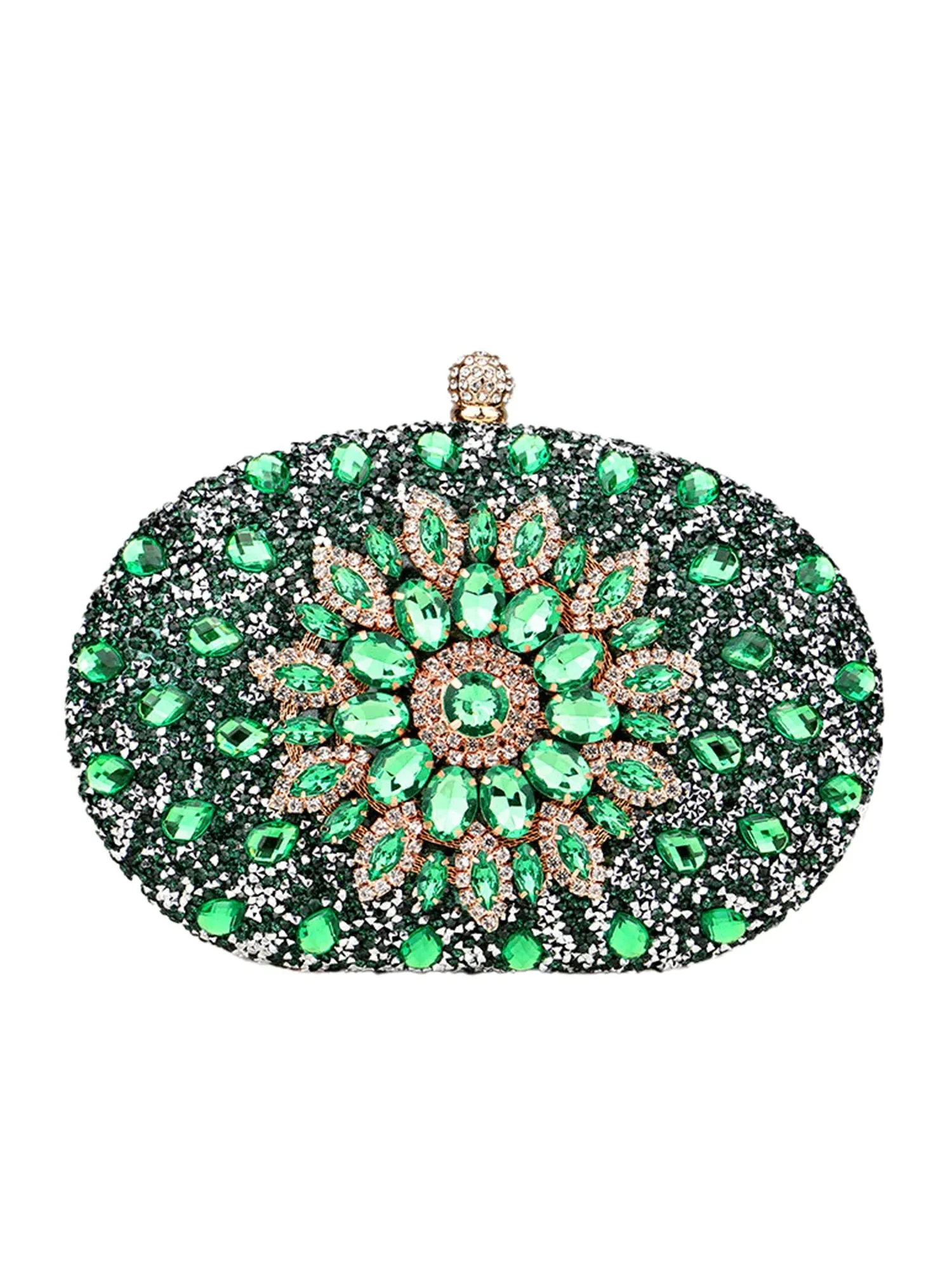 Women’s All Over Crystals Sparkly Evening Clutch Bags