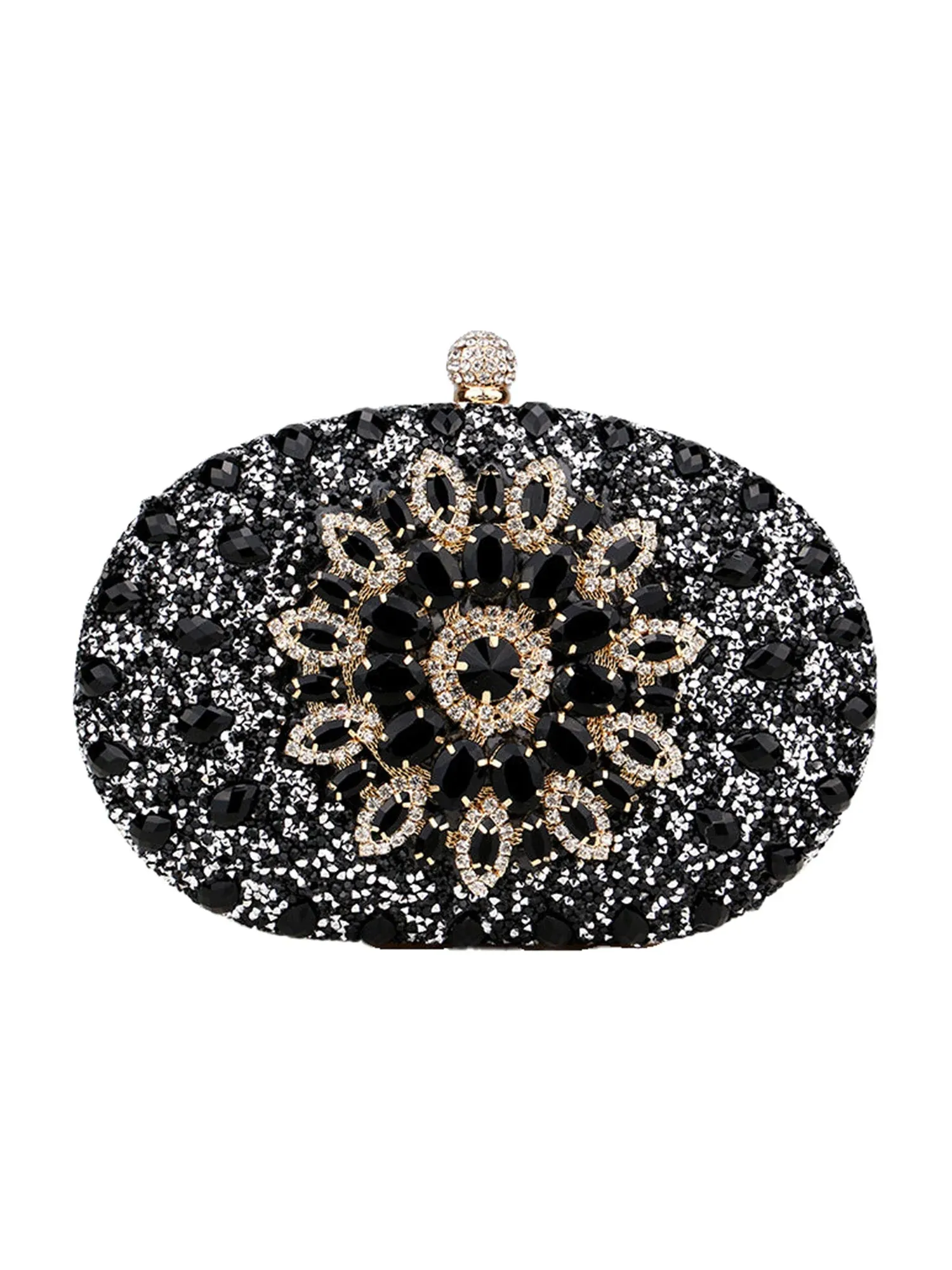 Women’s All Over Crystals Sparkly Evening Clutch Bags