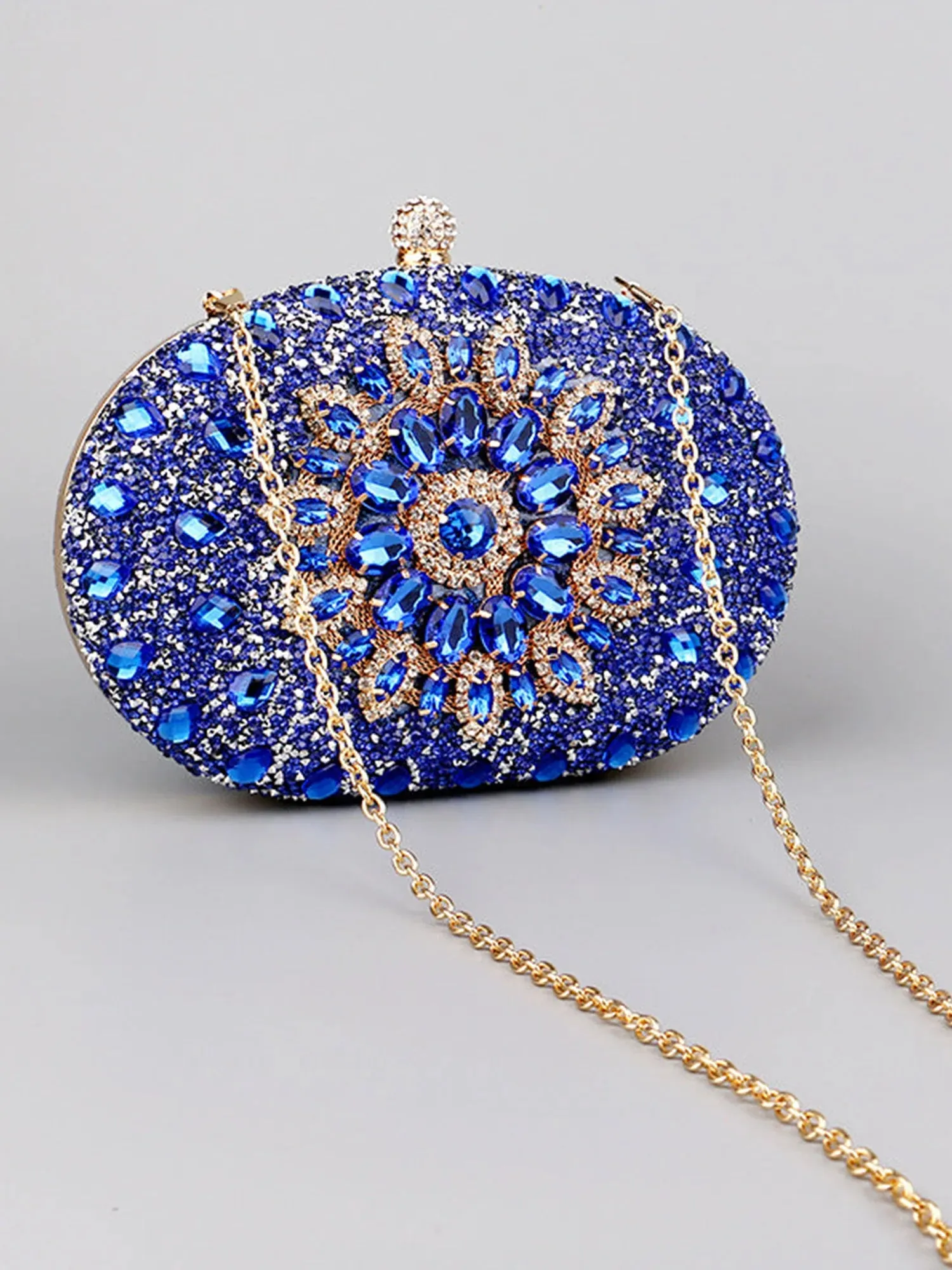 Women’s All Over Crystals Sparkly Evening Clutch Bags