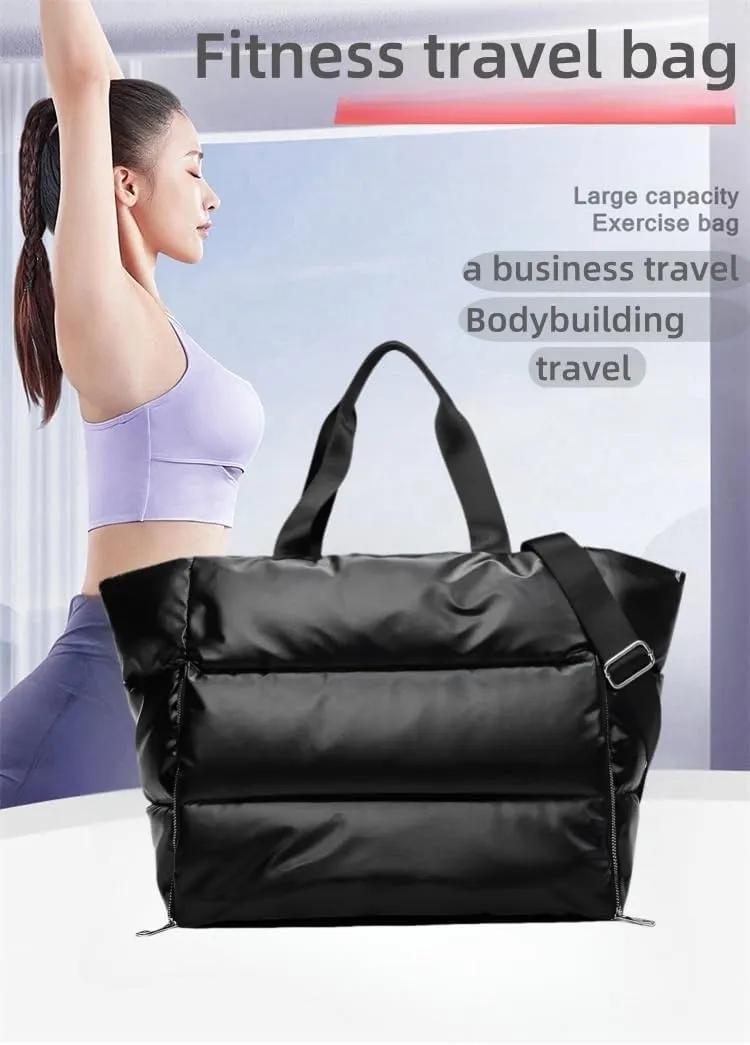 Women's Fluffy Handbag - Fitness & Travel Shoulder Bag, Suitable For Work