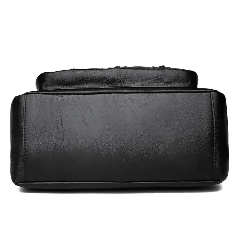 Women's Multilayered Soft Leather Bag