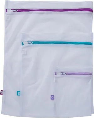 WOOLITE Laundry 360 Sanitized Treated 3 Piece Mesh Wash Bag