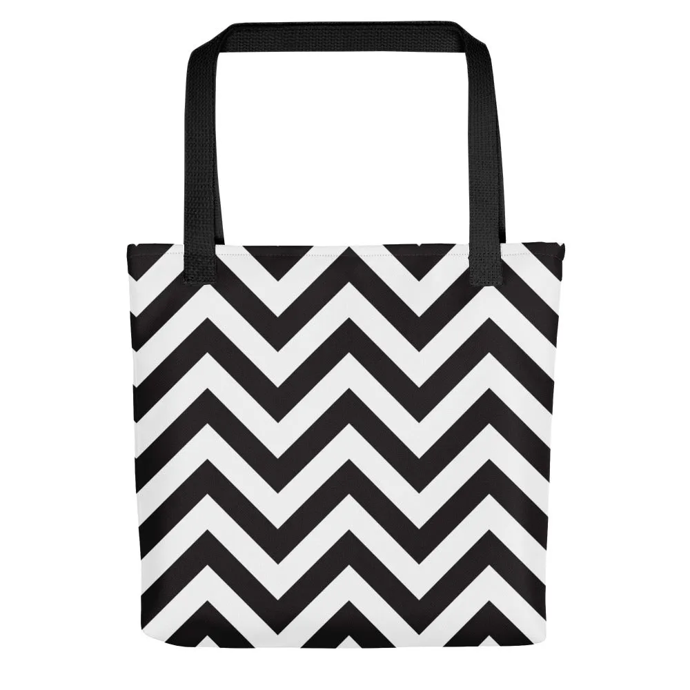 Zig Zag - Sustainably Made Tote Bag